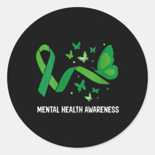 Mental Health Awareness Butterfly Sticker 