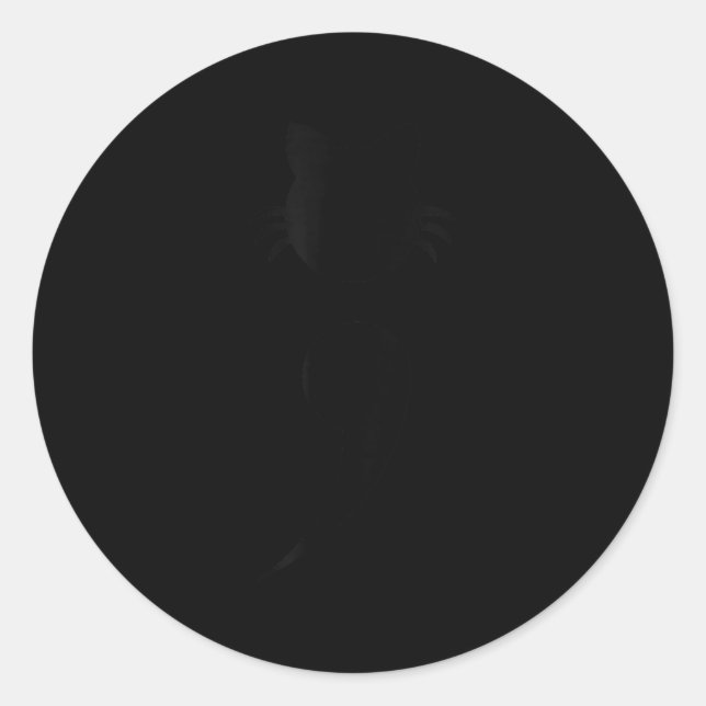 Mental Health Awareness Cat Semicolon Shirt_ Cat L Classic Round Sticker (Front)