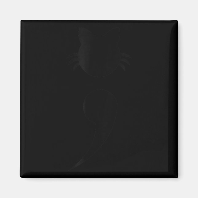 Mental Health Awareness Cat Semicolon Shirt_ Cat L Magnet (Front)