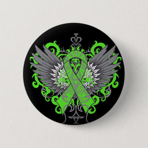 Mental Health Awareness Cool Wings 6 Cm Round Badge