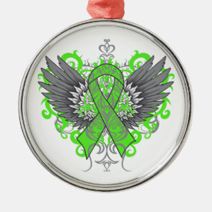 Mental Health Awareness Cool Wings Metal Tree Decoration