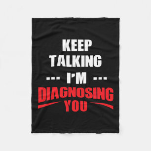 Mental Health Awareness Counsellor Gift - Therapis Fleece Blanket