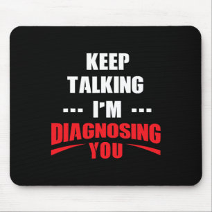 Mental Health Awareness Counsellor Gift - Therapis Mouse Mat