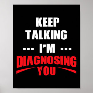 Mental Health Awareness Counsellor Gift - Therapis Poster