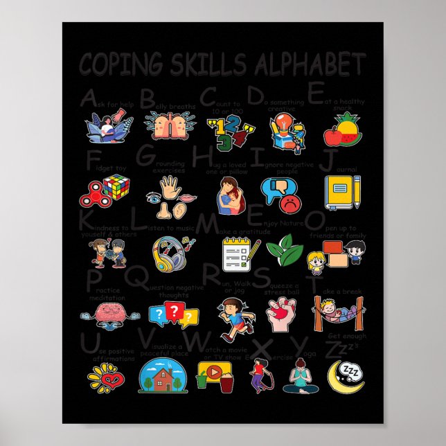 Mental Health Awareness Counsellor Therapist Psych Poster (Front)