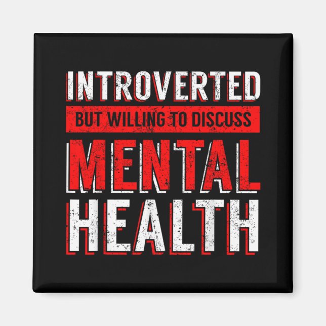 Mental Health Awareness Depression  Magnet (Front)