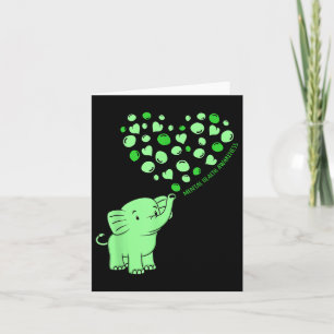 Mental Health Awareness Elephant Hearts Supporter Card