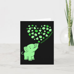Mental Health Awareness Elephant Hearts Supporter  Card