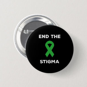 Mental Health Awareness End The Stigma 6 Cm Round Badge