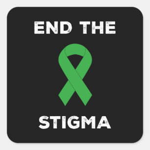 Mental Health Awareness End The Stigma Square Sticker