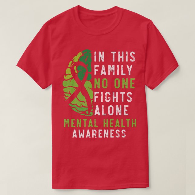 Mental Health Awareness End The Stigma Supporter33 T-Shirt (Design Front)