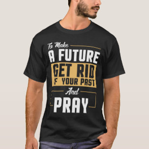 Mental Health Awareness Faith Pray Quote Long Slee T-Shirt