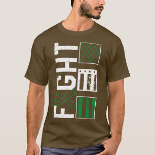 Mental Health Awareness Fight Green Ribbon America T-Shirt