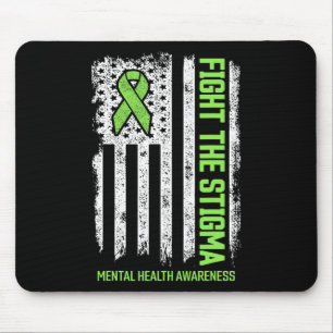Mental Health Awareness Fight the Stigma Mental H Mouse Mat