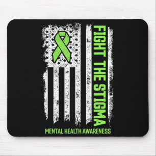 Mental Health Awareness Fight The Stigma Mental H Mouse Mat