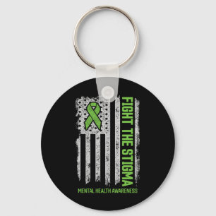 Mental Health Awareness Fight The Stigma Mental He Key Ring