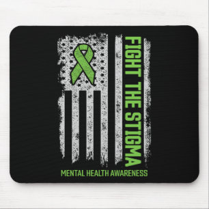 Mental Health Awareness Fight The Stigma Mental He Mouse Mat