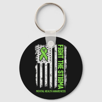 Mental Health Awareness Fight The Stigma Mental Key Ring