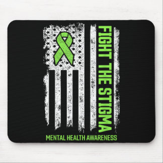 Mental Health Awareness Fight The Stigma Mental Mouse Mat