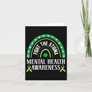 Mental Health Awareness Fight The Stigma Supporter Card