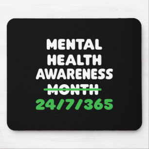 Mental Health Awareness For Suicide Prevention  Mouse Mat