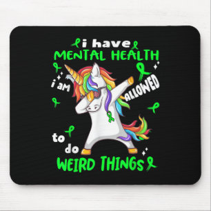 Mental Health Awareness Funny I Have Mental Health Mouse Mat