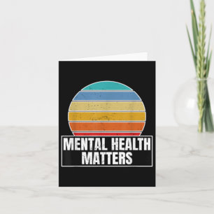 Mental Health Awareness Gift For A Therapist Menta Card