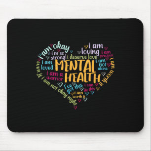 Mental Health Awareness Gifts Depression Mouse Mat