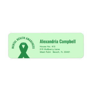 Mental Health Awareness Green Ribbon