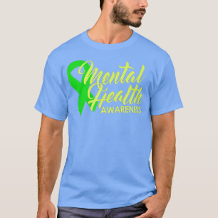 Mental Health Awareness Green Ribbon T-Shirt