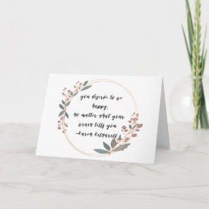 Mental Health Awareness happy Blank Card
