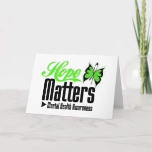 Mental Health Awareness Hope Matters Card