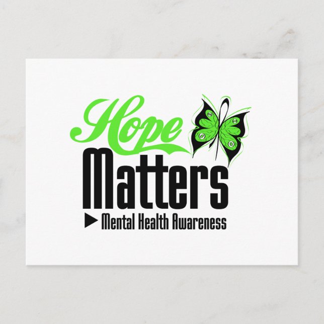 Mental Health Awareness Hope Matters Postcard (Front)