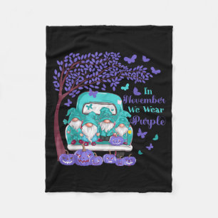 Mental Health Awareness Image Fleece Blanket