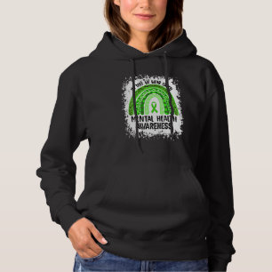 Mental Health Awareness In May We Wear Green 2 Hoodie