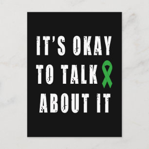 Mental Health Awareness It's Okay To Talk About It Postcard