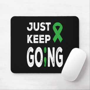 Mental Health Awareness Just Keep Going Mouse Mat