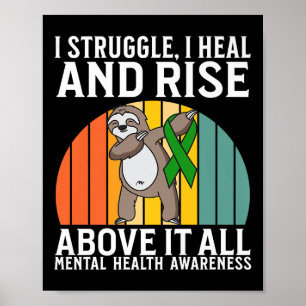 Mental Health Awareness Kids Mental Health Warrior Poster