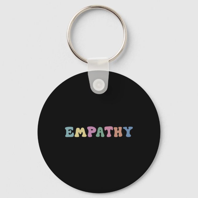 Mental Health Awareness Kindness Empathy  Key Ring (Front)