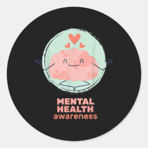 Mental Health Awareness Mental Health S Classic Round Sticker