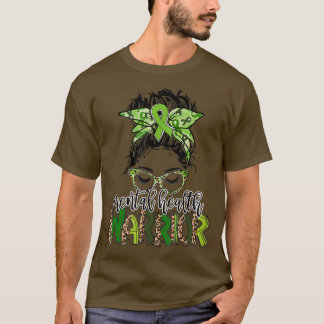 Mental Health Awareness _ Mental Health Warrior Le T-Shirt