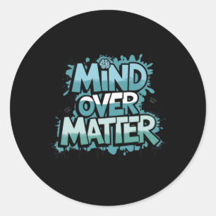 Mental Health Awareness Mind Over Sticker 