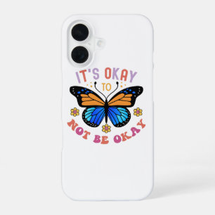 Mental Health Awareness Monarch Butterfly iPhone 16 Case
