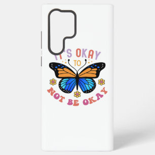 Mental Health Awareness Monarch Butterfly Samsung Galaxy Case