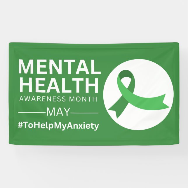 Mental Health Awareness Month 2023 | Anxiety Banner (Horizontal)