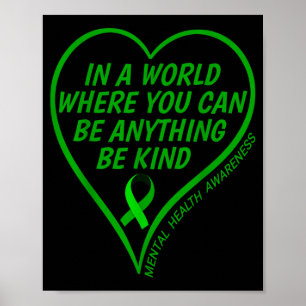 Mental Health Awareness Month 2026 - Be Kind Poster
