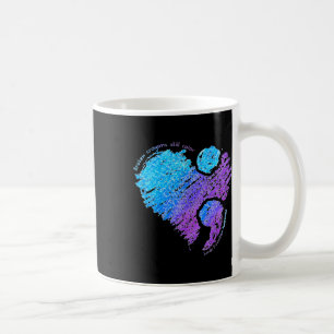 Mental Health Awareness Month Crayon Heart Coffee Mug
