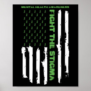 Mental Health Awareness Month Fight The Stigma Ame Poster