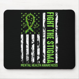 Mental Health Awareness Month Fight The Stigma Men Mouse Mat