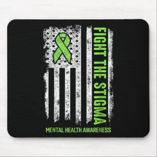 Mental Health Awareness Month Fight The Stigma Men Mouse Mat